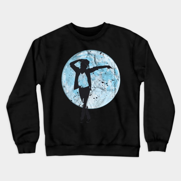 Moon Walkin Crewneck Sweatshirt by portraiteam